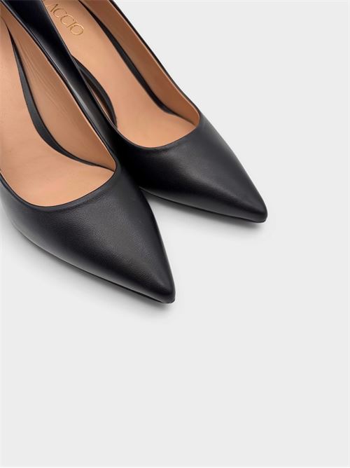 Décolleté nera in nappa con tacco IL LACCIO | SV25NAPPANERO